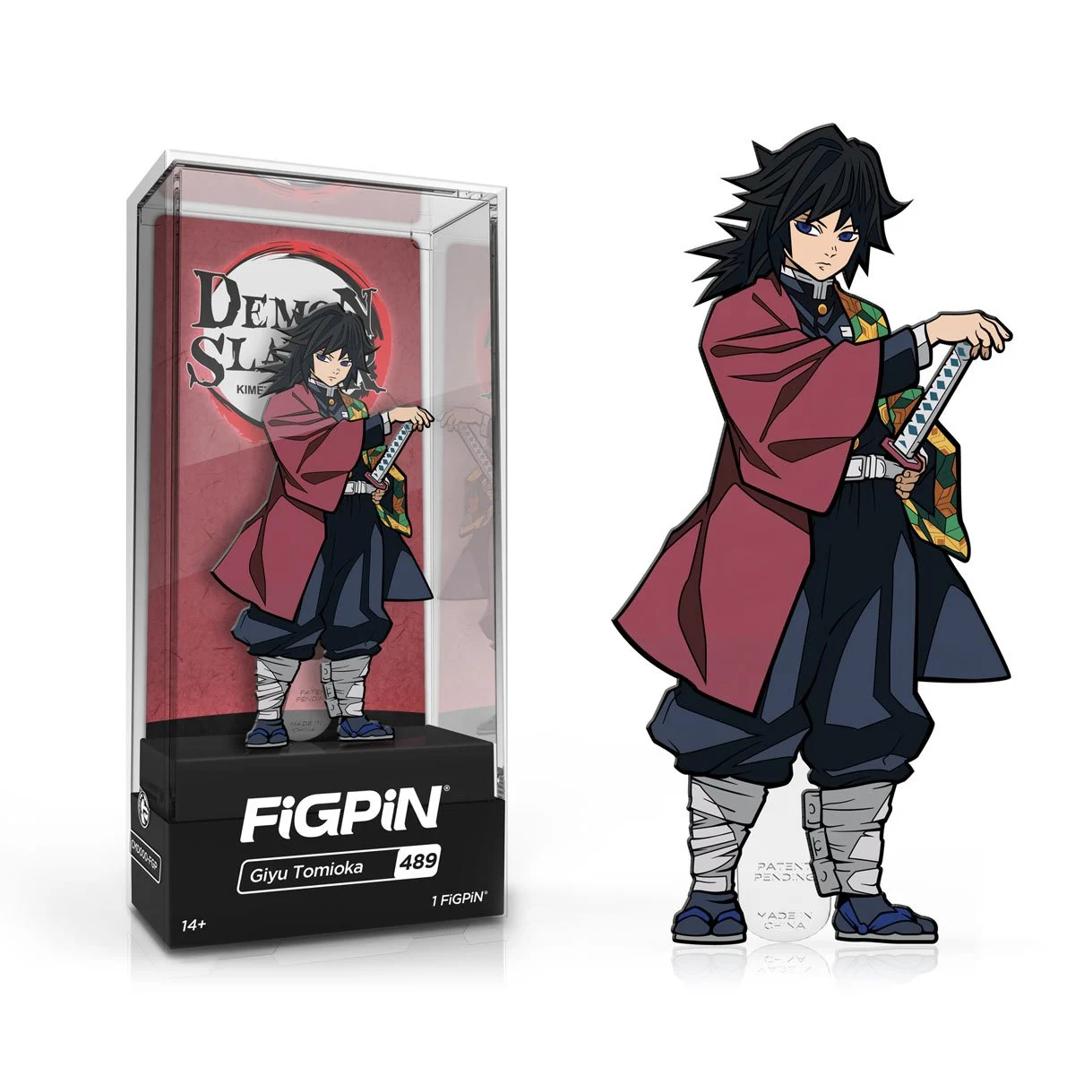 Demon Slayer Giyu Tomioka FiGPiN Classic 3-Inch Enamel Pin
